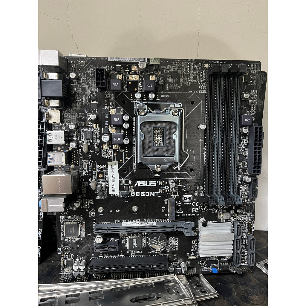 我最便宜CPU+主機板 二手良品 內附win序號 I5 6400+ASUS D830MT有擋板支援六代七代CPU