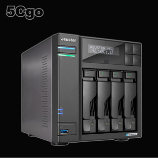 5Cgo【智能】ASUSTOR華芸 AS6704T NAS (4Bay/Intel/4G)網路儲存伺服器 3年保 含稅
