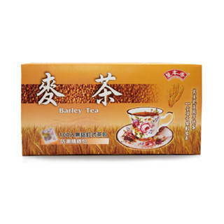 《萬年春》防潮麥茶茶包2g*100入/盒 麥茶茶包 無糖茶包 無咖啡因飲料 有線有標、無鋁釘茶包