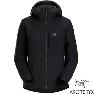 【ARCTERYX 始祖鳥】女 款 超輕保暖透氣抗水耐磨連帽外套 Proton LT 保暖夾克_黑_30105