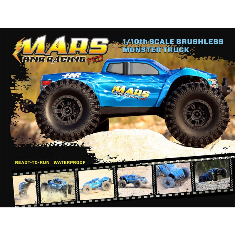 V TOY HNR MARS 1/10無刷暴力大腳車4WD遙控車RTR全配備2.4G槍控1：10