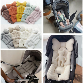 韓國ins風 四季款加厚透氣嬰兒推車坐墊 安全座椅透氣坐墊