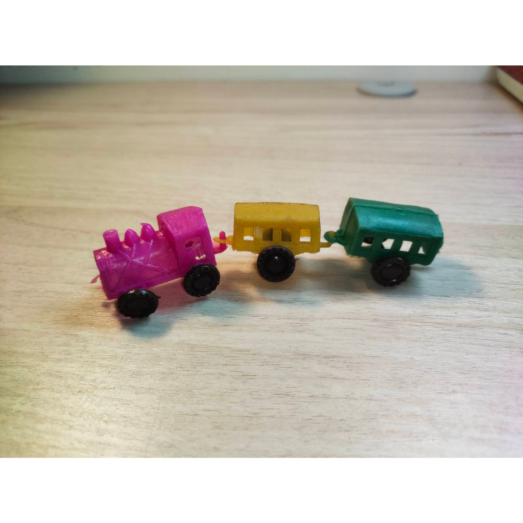 【老時光小舖】早期懷舊童玩-連接式火車玩具(年久老物.罕見品)