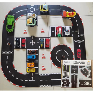 🔆現貨在臺灣🔆 新品 兒童城市交通軌道拼圖 小汽車3D立體拼圖玩具 軌道拼圖 益智拼圖 交通拼圖 城市軌道