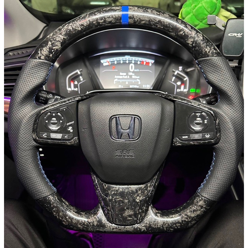 本田 Honda 喜美CRV CRV5代 5.5代變形蟲方向盤 碳纖維 鍛造（全網最低價）