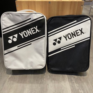 《奧神體育》YONEX 優乃克 羽球 網球 球鞋 鞋袋 大容量 大容量鞋袋 小隔層 BAG40013TR (黑/白)