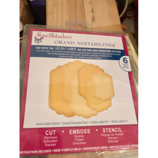 美國Spellbinders 各式刀模 歐式/美式邊框 圓角正方 圓形 貝登堡 手工藝必備