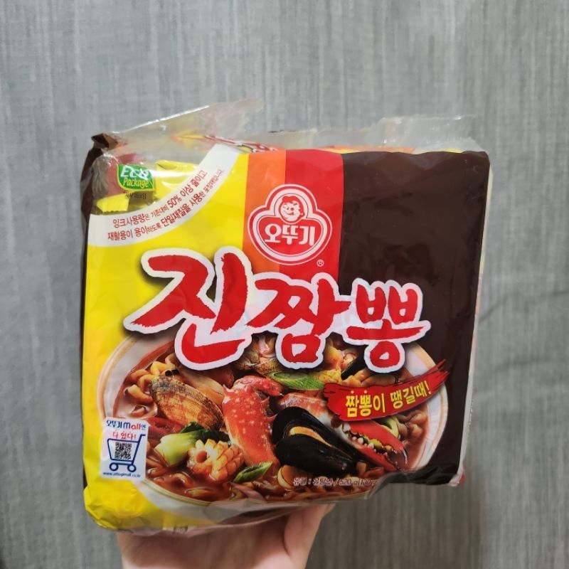 韓國 不倒翁 金螃蟹 泡麵 拉麵 炒碼麵 海鮮 一袋 4入