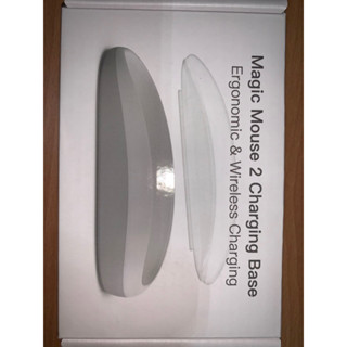 Apple Magicmouse 2/3 蘋果滑鼠底座QI標準 無線充電 磁吸充電 手掌拖高無線充電會亮 黑白typec
