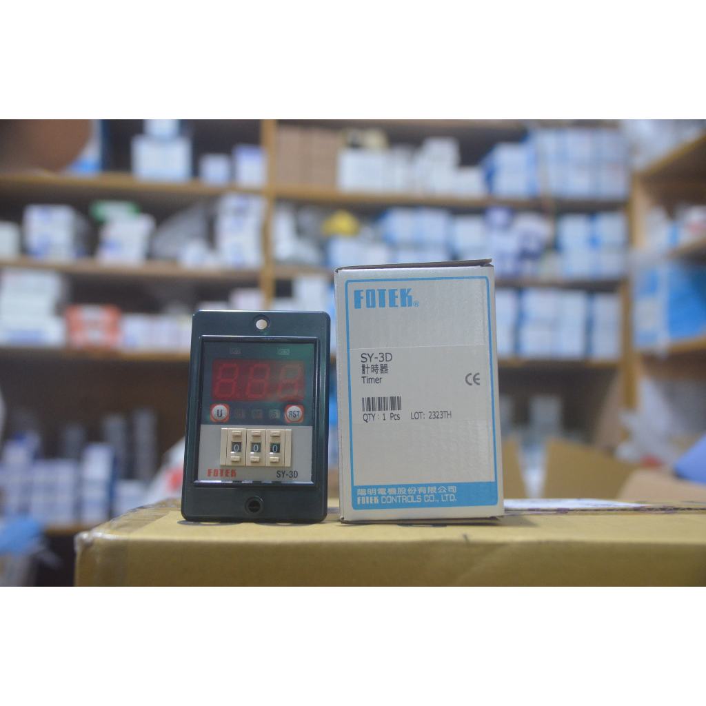 FOTEK 陽明 SY-3D 指撥設定數字顯示型延時計時器 ASY-3D