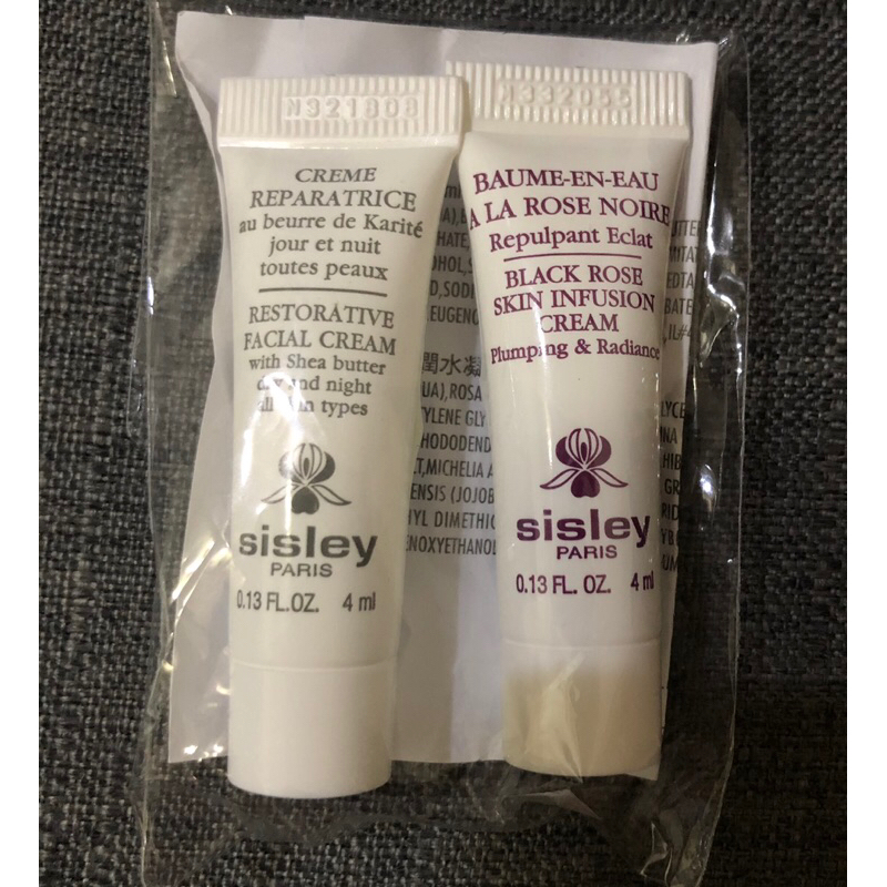 全新，Sisley 黑玫瑰彈潤水凝霜4ml（2024/10）Sisley 修護面霜4ml(2024.10）、