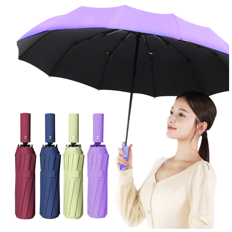 ☂️抗颱防風☂️ 288骨黑膠自動傘 大雨傘 抗颱風傘 12骨自動傘 自動雨傘 自動傘 晴雨傘 折疊雨傘 太陽傘 遮陽傘