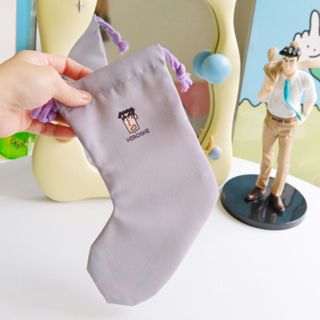 【蠟筆小新】 🇯🇵日本商品 廣志臭襪子造型束口收納袋 束口袋 日落小物 生日禮物