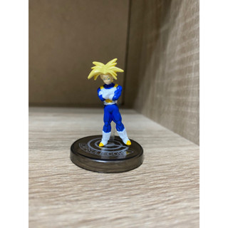 早期正版 七龍珠 圓盤 超級賽亞人 特蘭克斯 轉蛋 扭蛋 公仔