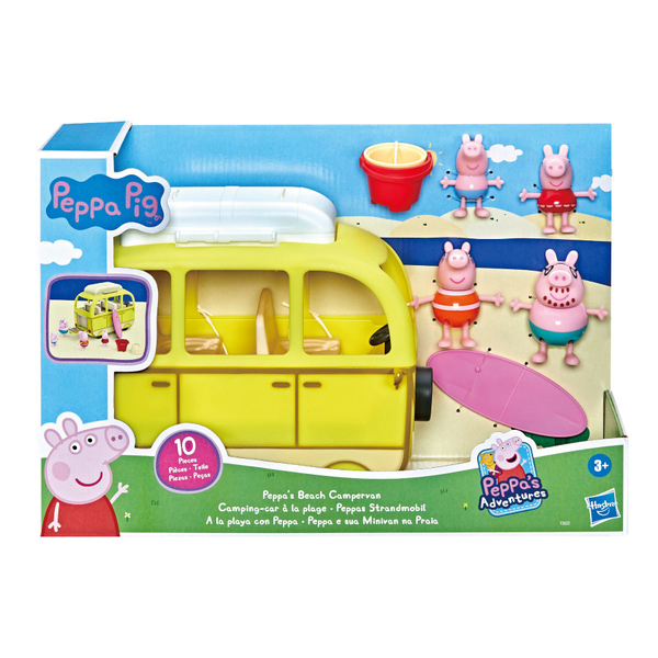 Hasbro Peppa Pig 佩佩豬 粉紅豬小妹 佩佩的海灘露營車