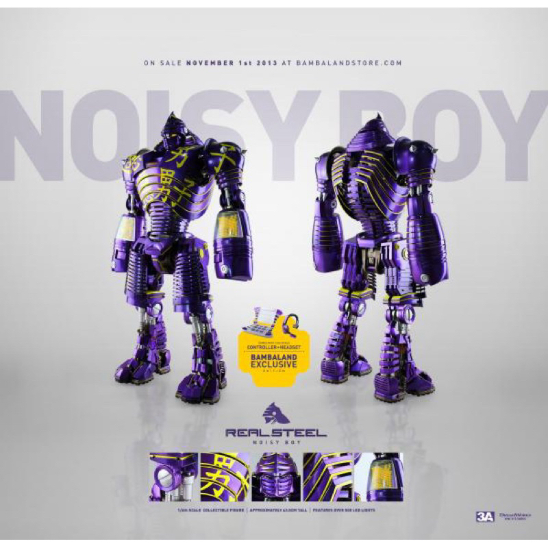 【模幻力量】現貨 ThreeA 3A 鋼鐵擂台 Real Steel 1/6 比例 超惡男子 Noisy Boy