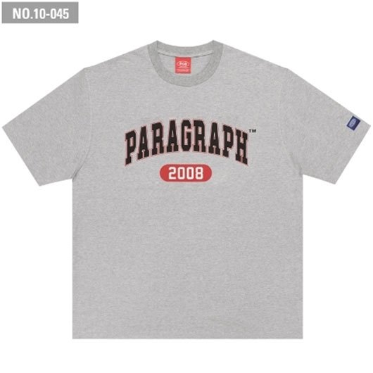 【PARAGRAPH】S10 NO.45 PARAGRAPH 08 TEE 短T (GREY 灰色) 化學原宿