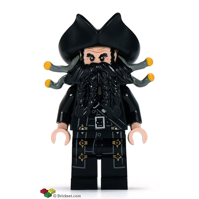 樂高人偶王 LEGO 安妮皇后號#4195 poc007 黑鬍子船長