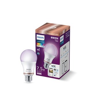 現貨 飛利浦 臺灣公司貨 PHILIPS PW004 Wi-Fi WiZ 智慧照明 7.5W 全綵燈泡 燈泡 球燈