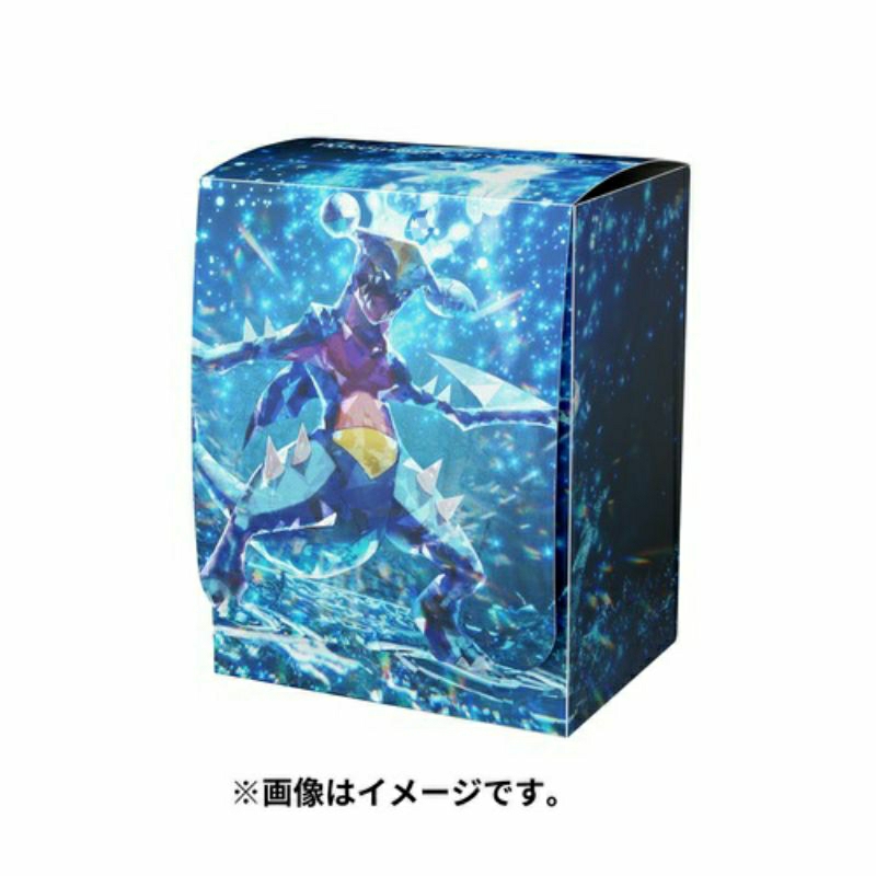 DSC☆全新 現貨 代理版 寶可夢卡盒 水屬性太晶化烈咬陸鯊 PTCG 卡盒 牌盒 收納盒 收納 73×60×95mm