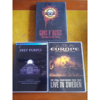 DVD《 槍與玫瑰 Guns N' Roses 深紫色 Deep Purple 歐洲樂團 Europe 》