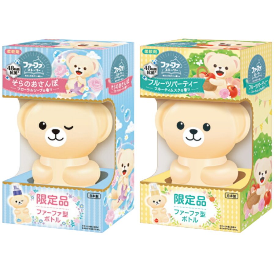 熊寶貝 fafa繪本系列 衣物洗衣精 / 柔軟精 【樂購RAGO】 限定小熊造型瓶 日本製