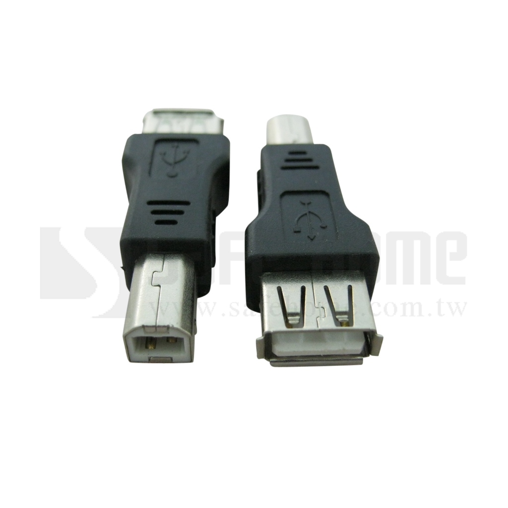 USB A母 轉USB B公 USB轉接頭，可將一般扁頭USB 和 印表機方頭 USB 轉接！CU2202