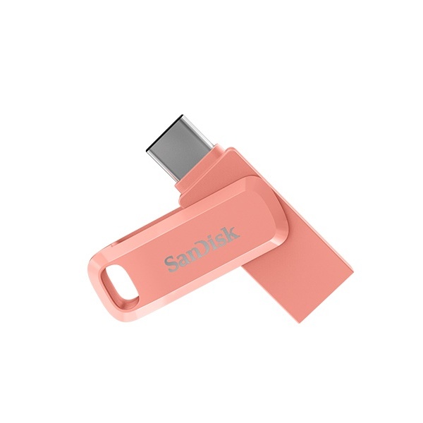 Sandisk Ultra Go USB Type-C 粉色128G 雙用隨身碟(FD165)