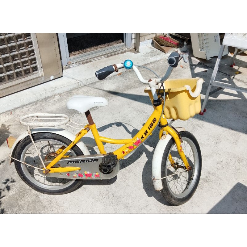 ［北市信義區］黃色Merida 美利達KB-162 兒童腳踏車 兒童自行車(限自取)