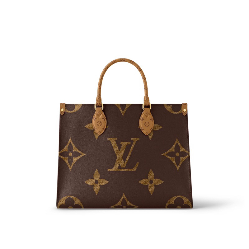 Louis Vuitton路易威登 M45321 ONTHEGO MM Monogram Reverse手提 肩背購物包