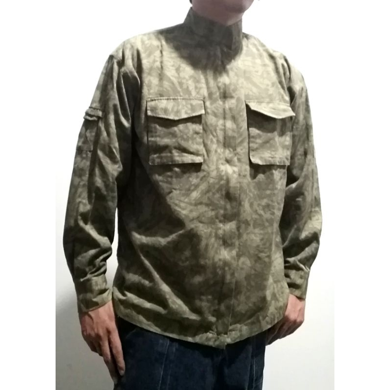 日牌 Eciko 叢林 迷彩 工裝 軍裝 外套 夾克 (日本製)