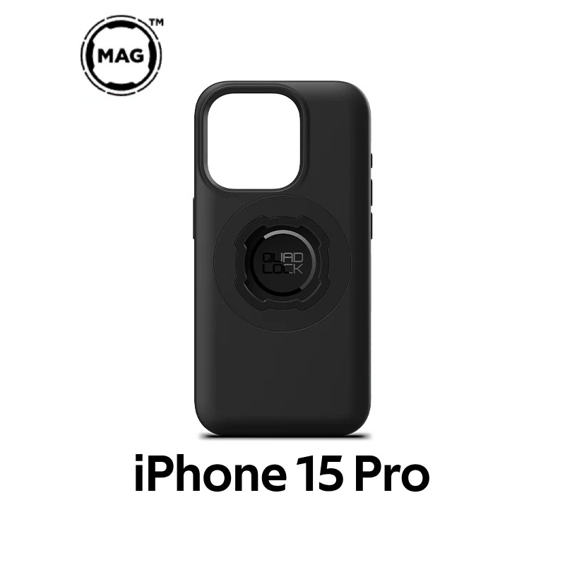 【Quad Lock】 iPhone 15 Pro MAG 磁吸式保護殼 蘋果機車手機架快拆手機殼防摔殼30055519