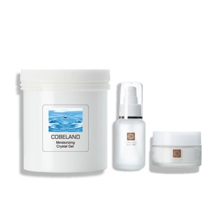 【蔻柏蘭術後超保濕凝膠組】醫美級原味凝膠1000g+精華液50ml+豐潤霜50g 高效保濕 術後修復凍膜【超值3件組】