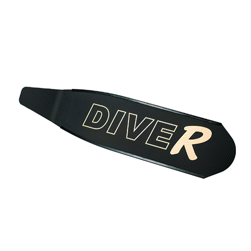《DiveR》- 藝術彩繪碳纖維蛙鞋板 - 經典碳纖(純碳纖)【IDiver海怪水下】公司貨 四年保固 自潛長蛙