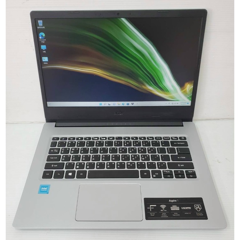 [崴勝3C] 自取優惠 二手 ACER A114-33-C2JA 14吋輕薄筆電(N4500/4G/64G) 長效文書機