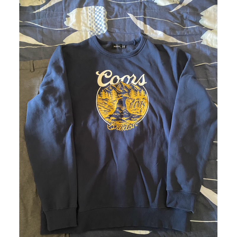 BRIXTON X COORS 山河 浮世繪 Vintage 大學t