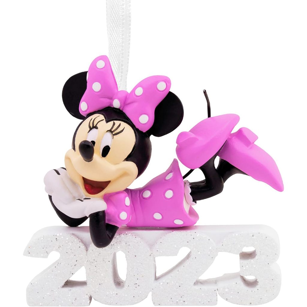 預購👍正版空運👍美國迪士尼 米妮 Minnie 2023 聖誕節 聖誕吊飾 聖誕樹 裝飾品  hallmark