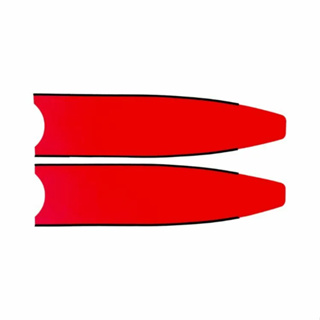 《Leaderfins》玻璃纖維蛙鞋板 - 冰晶系列 : 霓彩紅【IDiver海怪水下】公司貨
