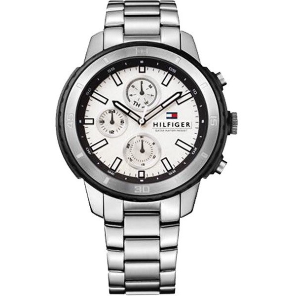 【Tommy Hilfiger】紐約風城市日曆腕錶 M1791191 47mm 現代鐘錶