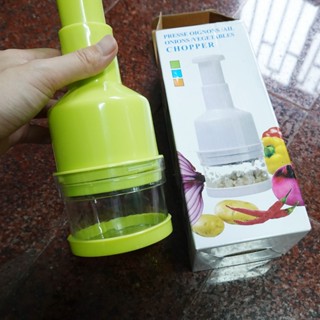 (近全新)蔬菜壓碎器/拍拍樂搗碎器/蔬果拍碎器/多功能碎菜器/手按式切菜器/切蒜器/搗蒜器