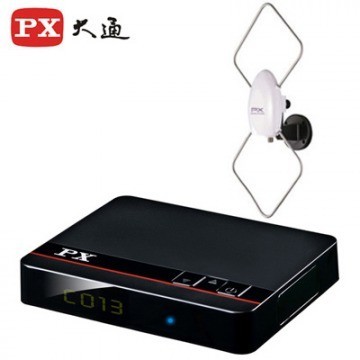 PX大通 數位電視組合 HD-8000+HDA-5000數位機上盒+室外天線 HDTV高畫質HDMI-1080P