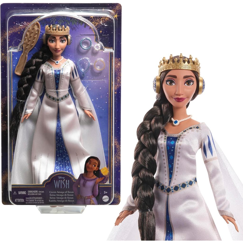 預購🚀美國正貨🚀美國迪士尼 星願 Wish Queen Amaya  娃娃 玩偶 玩具 Mattel