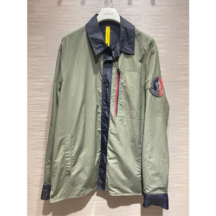 *漢森精品服飾* moncler 聯名 1952 雙面穿 風衣 外套 襯衫 意大利製 現貨 M ~3XL 原價2萬8