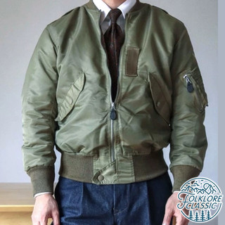 Folklore Classic 雙色 復刻USAF L-2B空軍飛行外套 MA-1 Houston Avirex 參考