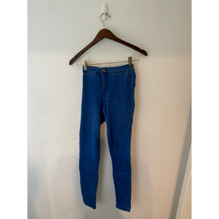 ZARA 水藍色 伸縮彈性 牛仔褲 Jeggings