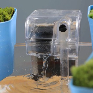 超強力迷你外掛【慢慢魚】過濾器 250L/H 可調式 小型缸 迷你外掛過濾器