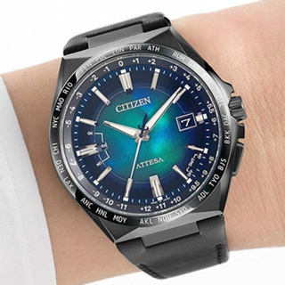 私訊折扣 CITIZEN 星辰 千彩之海 限量 鈦金屬光動能電波萬年曆手錶 CB0215-18L