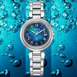 CITIZEN星辰 xC系列 千彩之海 光動能 電波鈦金屬腕錶 29mm / ES9460-61L
