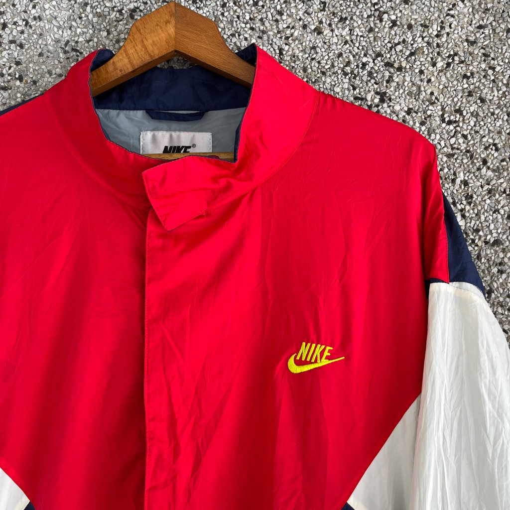 [Oldman Vintage]Nike 復古 拼接 運動 外套 XL號 古著  N06