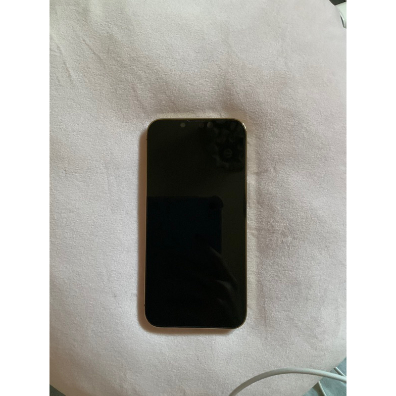 二手 女用機 （無任何刮痕）Apple iPhone 13 Pro金色256G  6.1寸贈保護貼鏡頭頭手機殼
